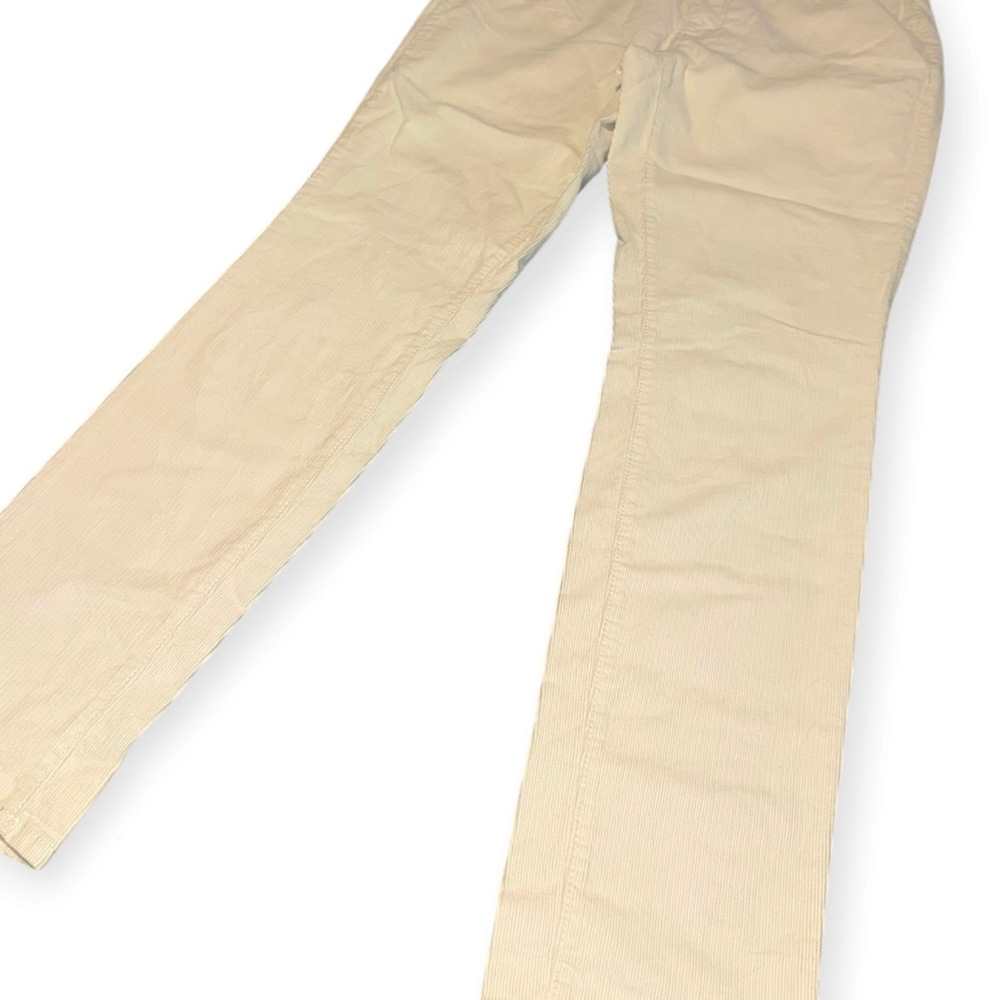 LOFT Curvy Skinny Corduroy Pants Women’s 28/6 Cream Ivory NWT